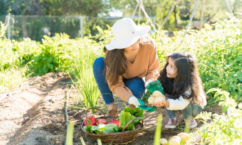 Работа в саду