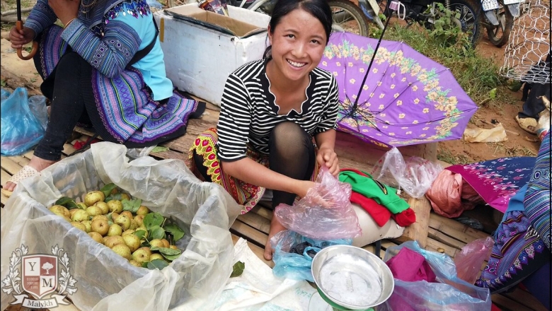 Вьетнамка на рынке