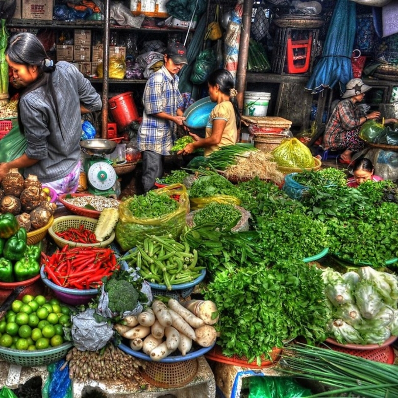 Китайский продуктовый рынок