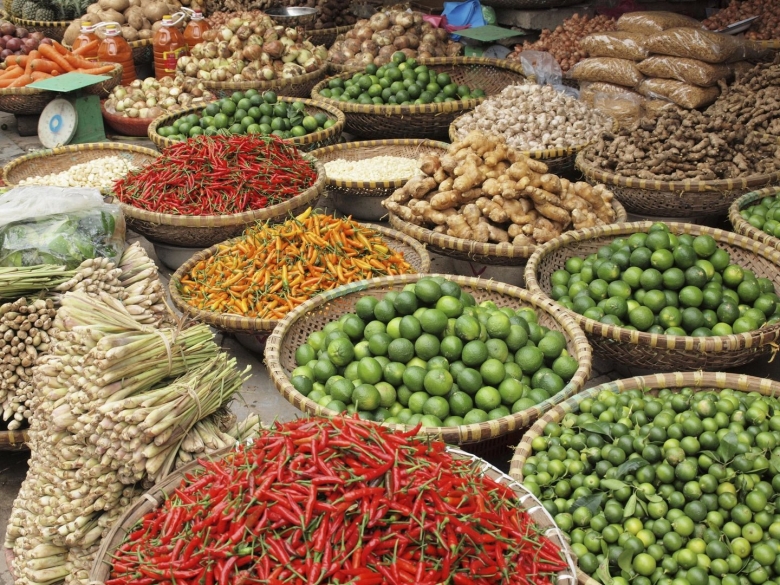 Вьетнамский рынок зелени