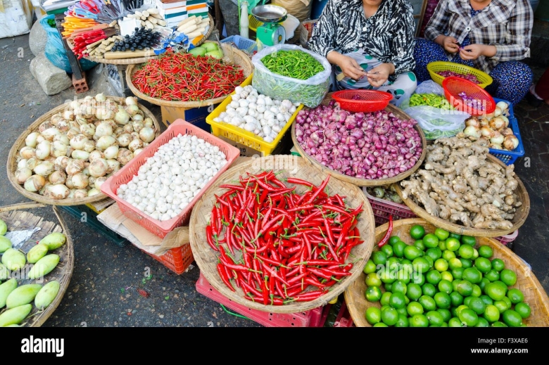Вьетнамский продуктовый рынок