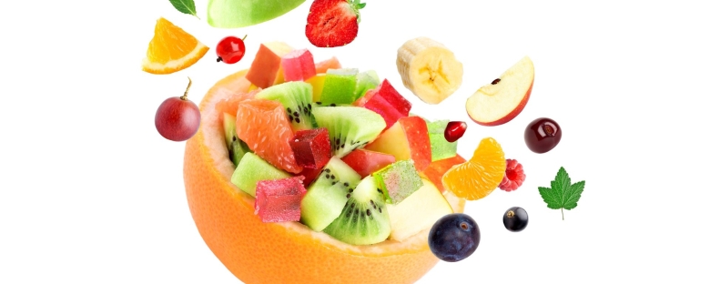 Фрукты на прозрачном фоне