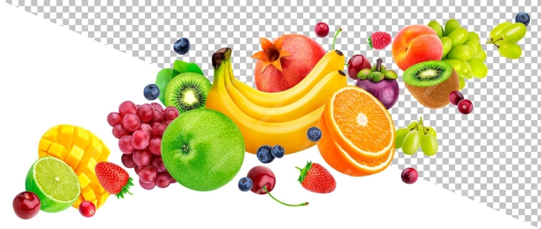 Фрукт на белом фоне