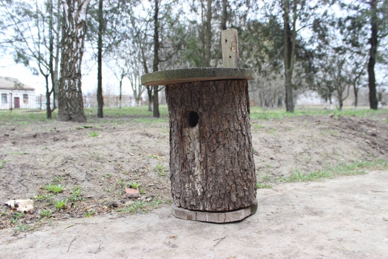 Домик дуплянка для поползня