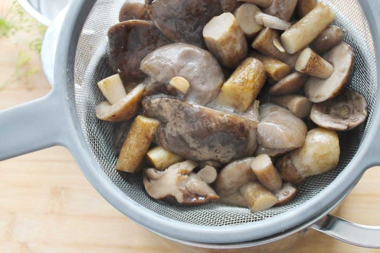 Маринованные грибы подберезовики