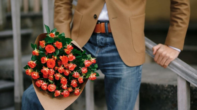 Букет цветов для мужчины