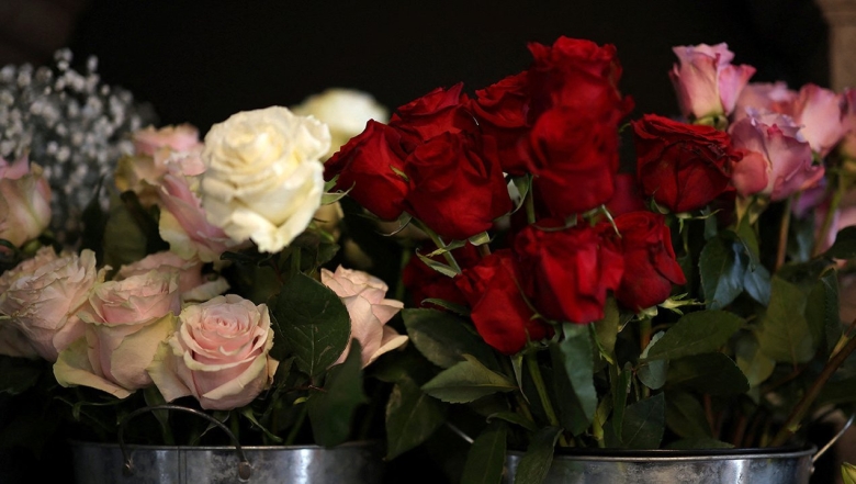 Подаренные цветы