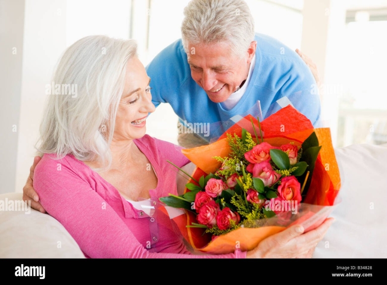 Букет цветов для мужчины в возрасте