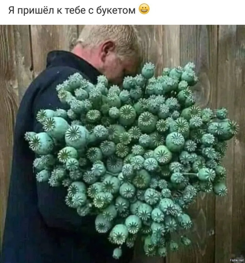 Букет цветов юмор