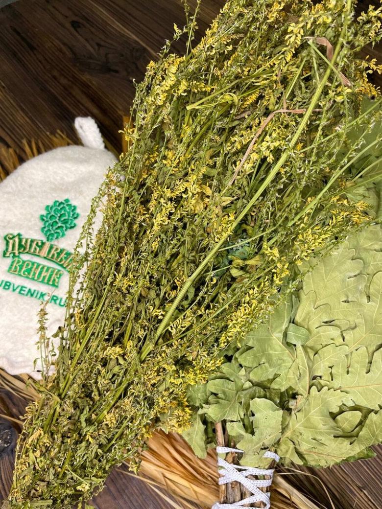 Веник для бани из полыни