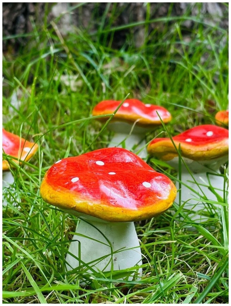 Фигура гриба для сада