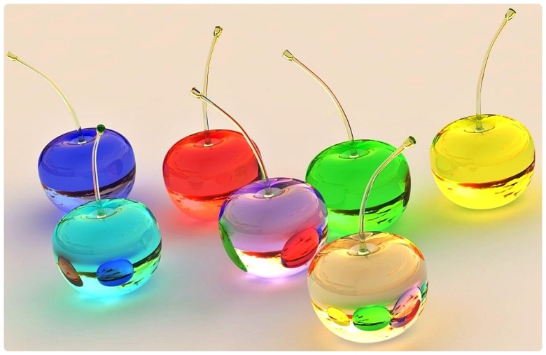 Разноцветные стеклышки