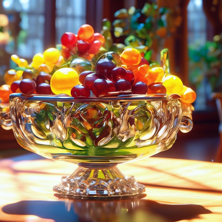 Стеклянные фрукты