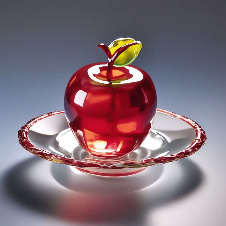 Стеклянное яблоко