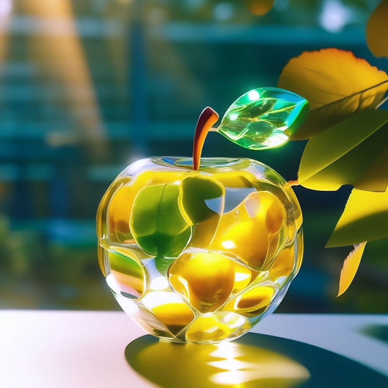 Стеклянное яблоко