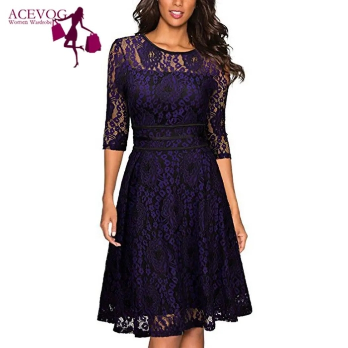 Платье кружевное вечернее