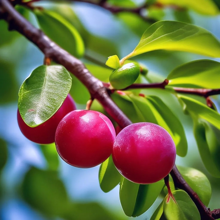 Алыча листья