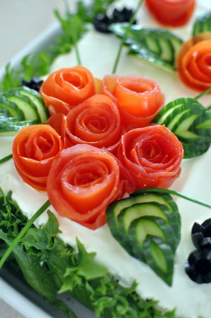 Украшение салата