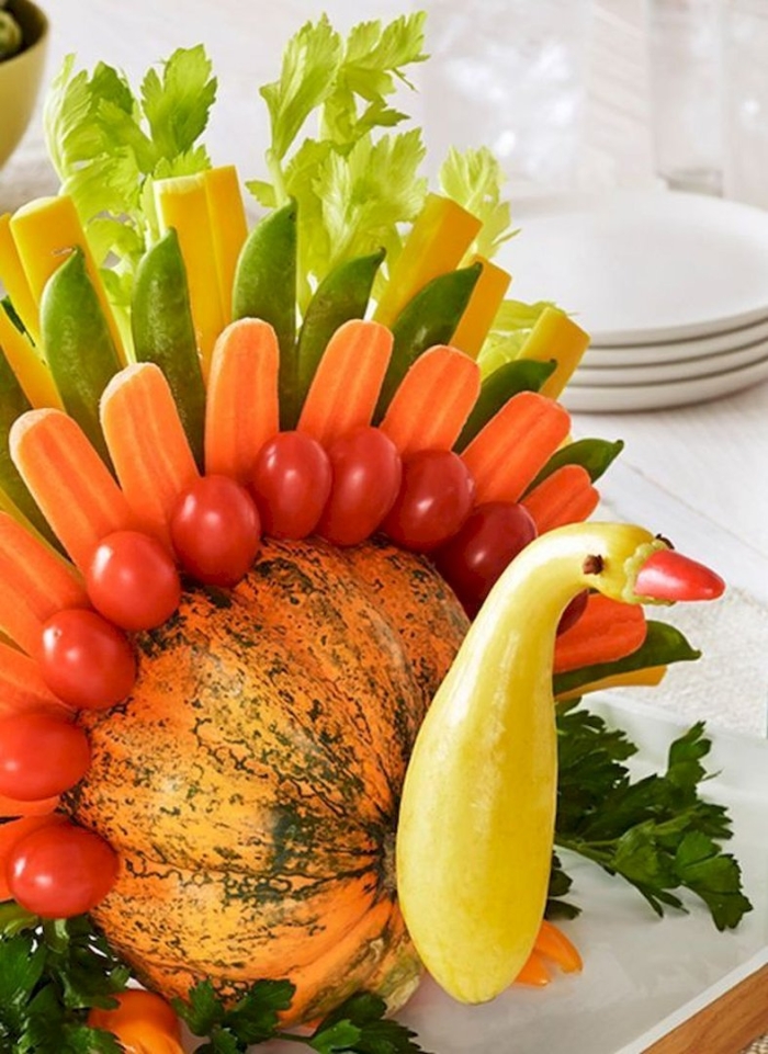 Украшения из овощей и фруктов