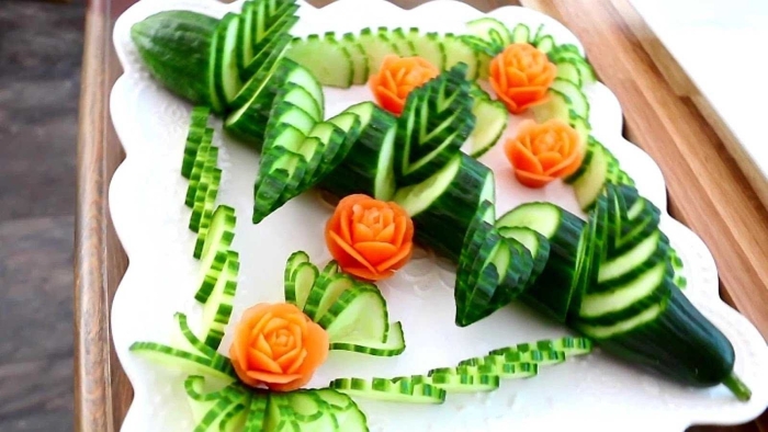 Карвинг из огурца