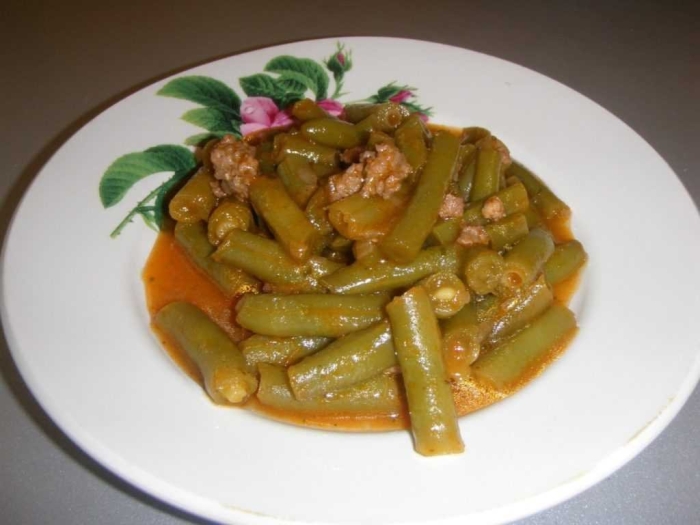 Турецкое блюдо из фасоли стручковой