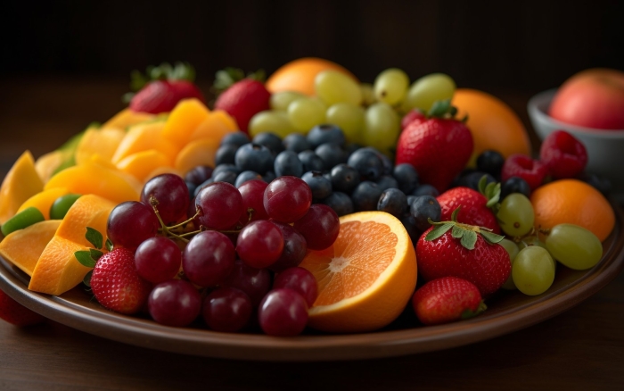 Яркие фрукты