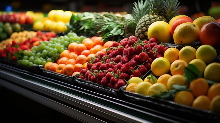 Прилавок с фруктами