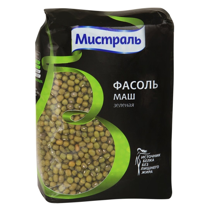 Фасоль мистраль зеленая маш 450 г