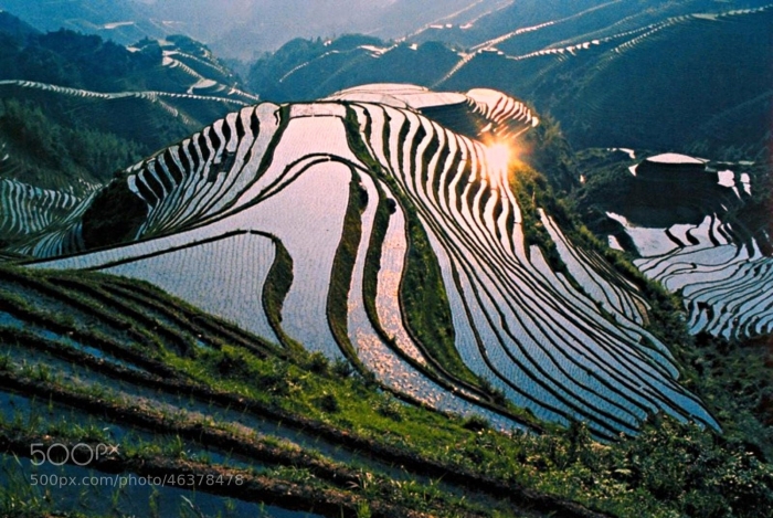 Рисовые террасы лунцзи