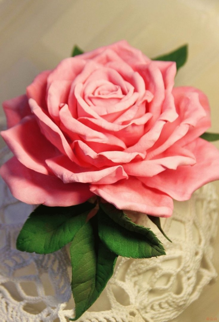 Розочка из фоамирана