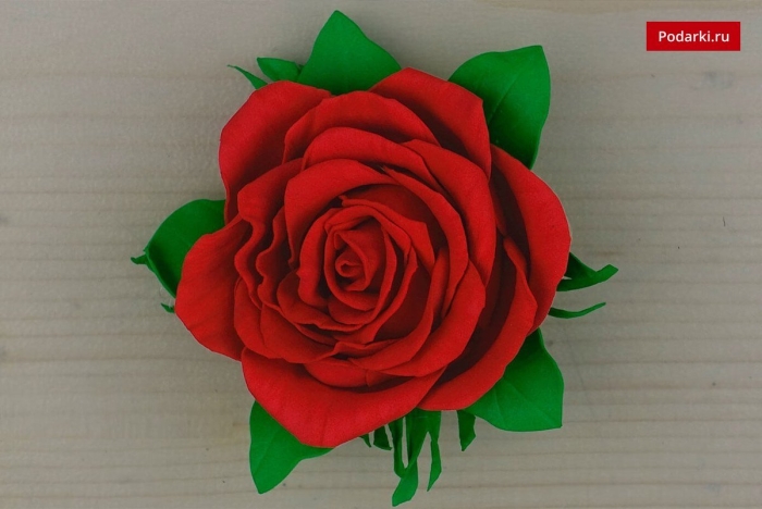 Роза из фоамирана