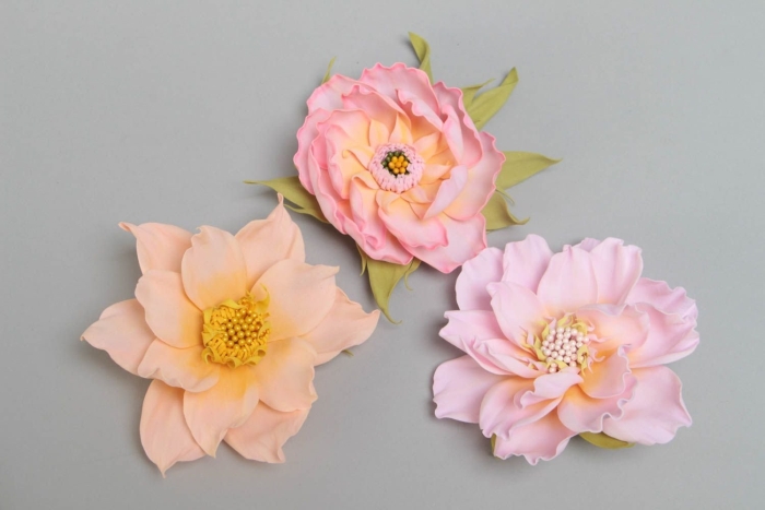 Камелия из фоамирана