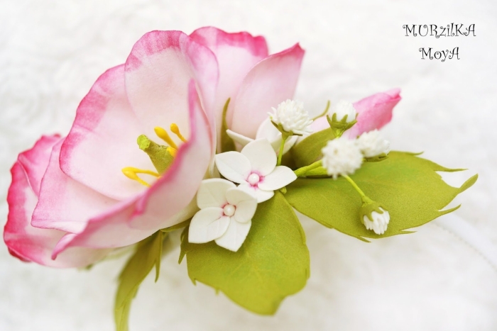 Цветок яблони из фоамирана