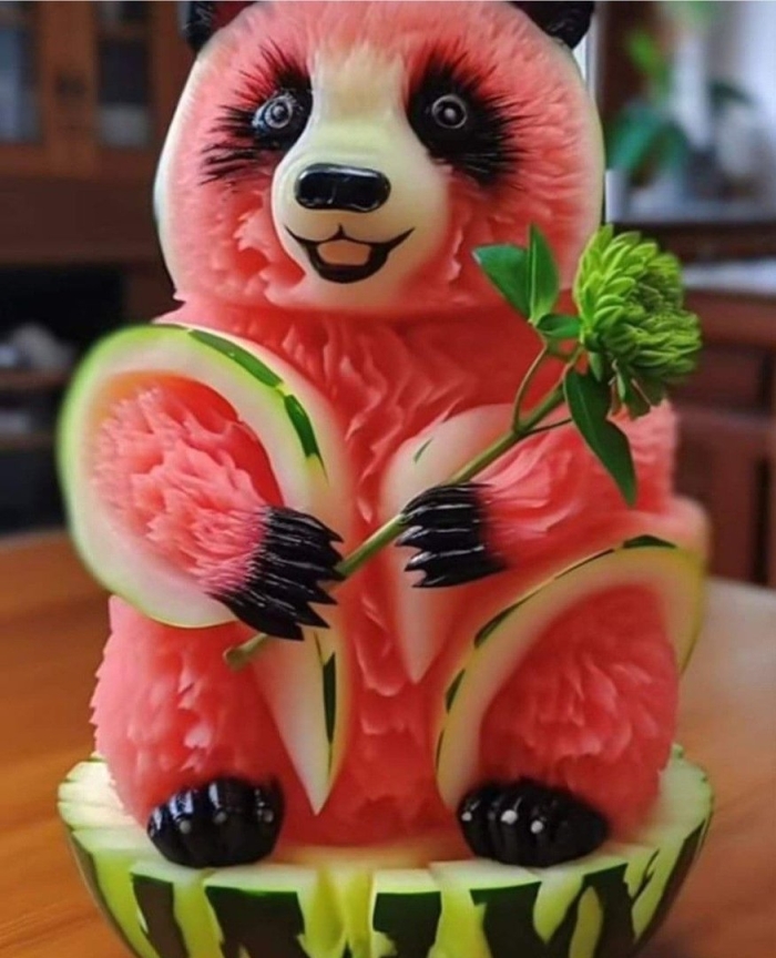 Резьба по арбузу