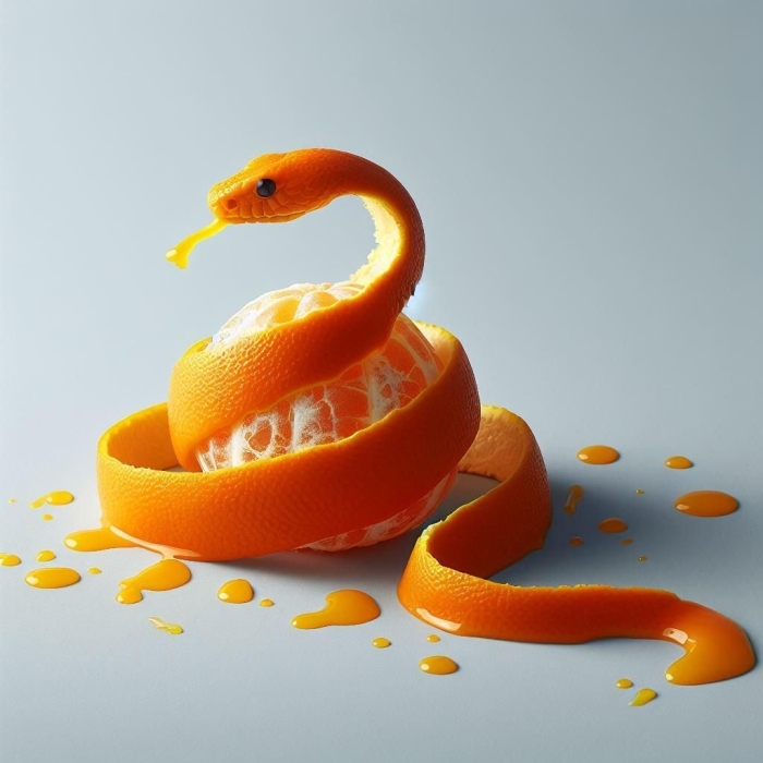 Натюрморт с мандаринами