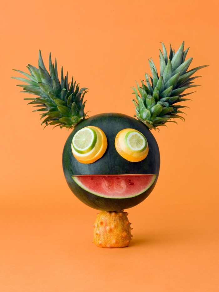 Фигурки из овощей и фруктов