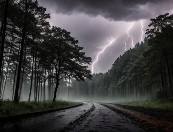 Гроза дождь