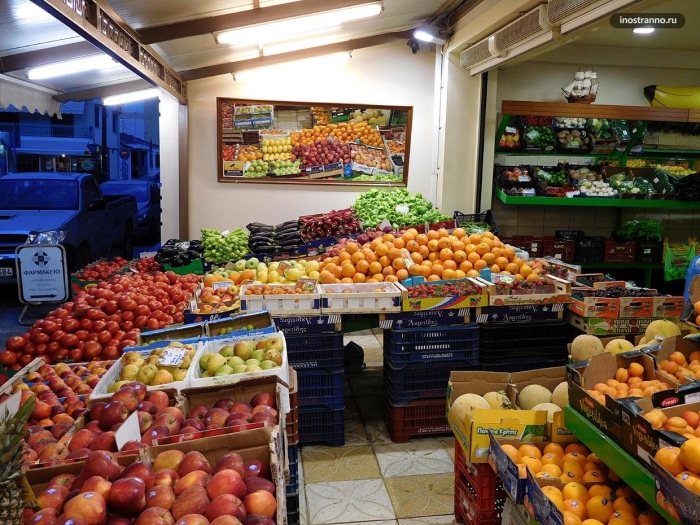 Овощей и фруктов