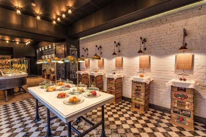 Дизайн маленького кафе