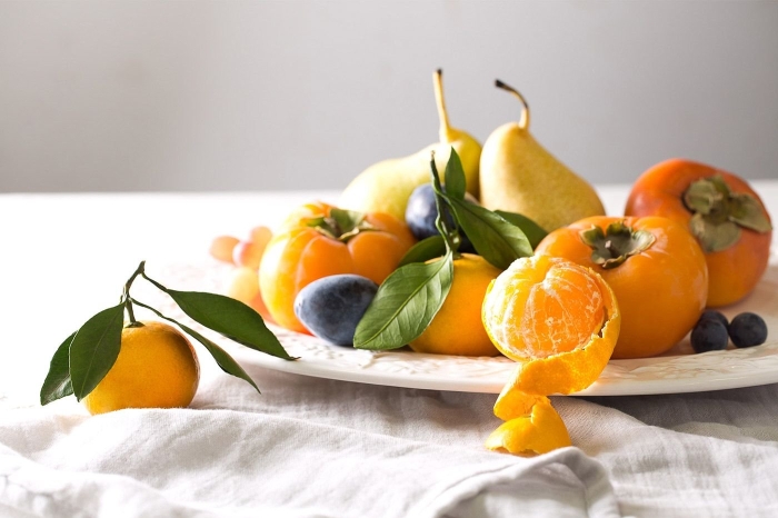 Хурма гранат мандарин