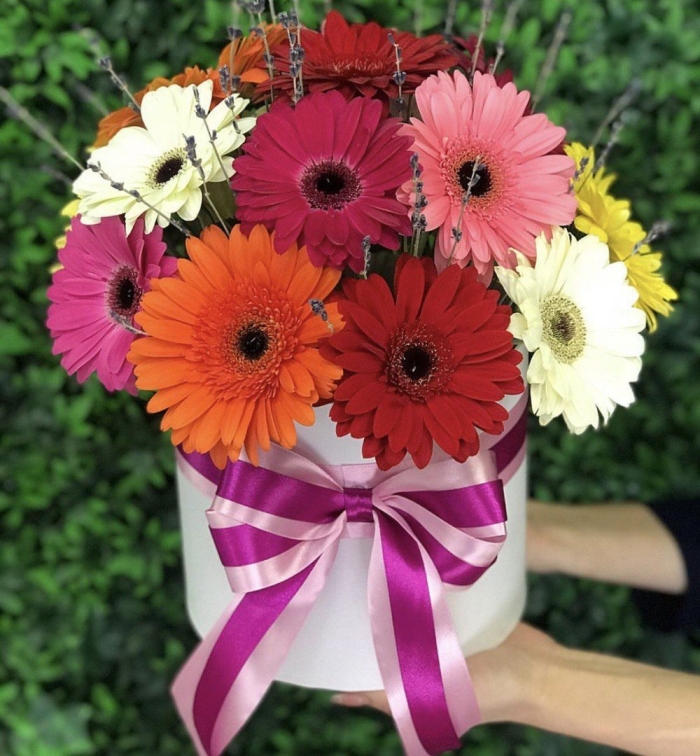 Букет гербер 21 шт