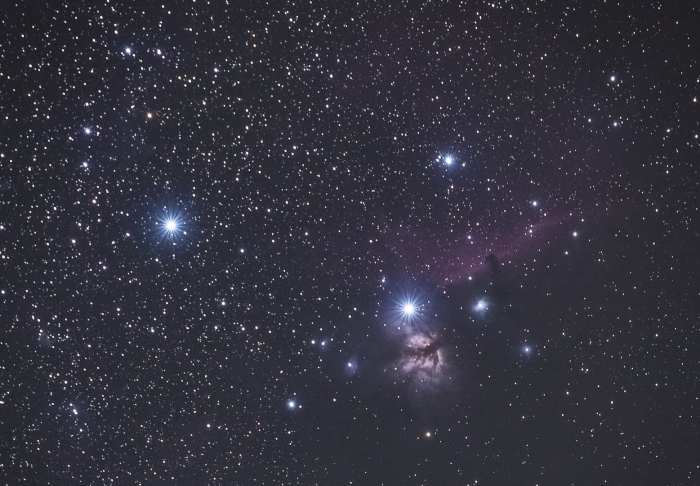 Туманность конская голова в созвездии ориона