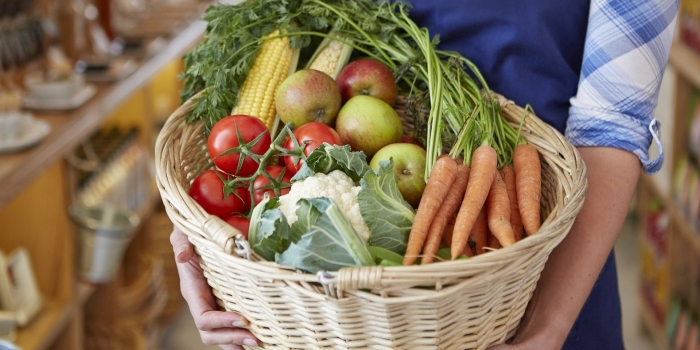 Корзинка с овощами