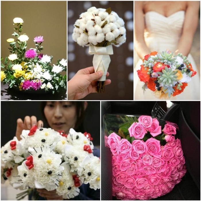 Свадебный букет своими руками из живых цветов
