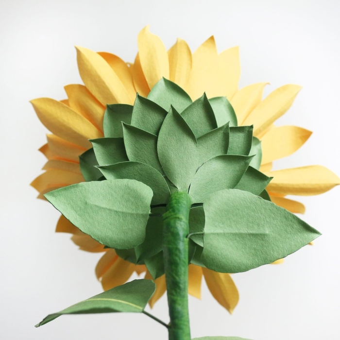 Стебель из бумаги для цветка