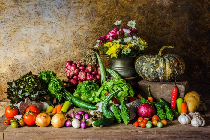 Натюрморт овощей