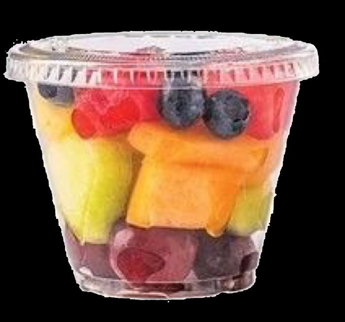 Стакан с фруктами