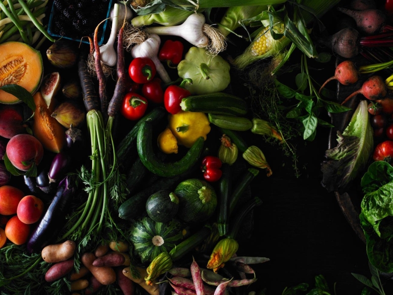 Овощи и фрукты Эстетика