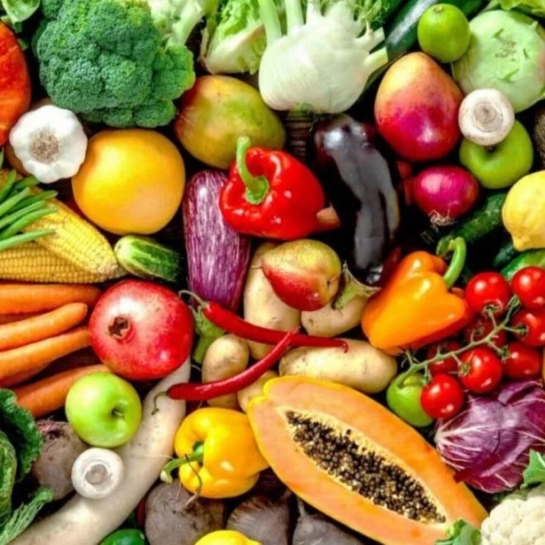 Овощи фрукты баннер