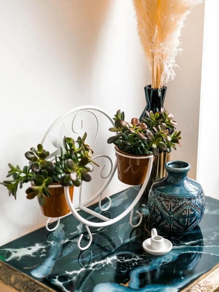 Подставка для цветов на подоконник металлическая